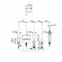 Mitigeur bain douche Huber gamme Ego