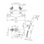 Ensemble Thermostatique Bain/Douche Huber gamme Croisette