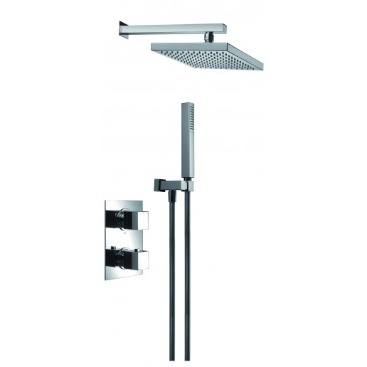 Ensemble Thermostatique Douche Encastré 2 Fonctions Huber gamme Concealed