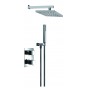 Ensemble Thermostatique Douche Encastré 2 Fonctions Huber gamme Concealed