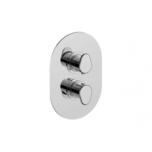 Partie extérieure du mitigeur thermostatique de douche 