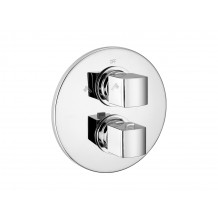 Partie ext&eacute;rieure du mitigeur thermostatique Huber gamme Dado 