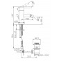 Mitigeur Bidet Huber gamme Tratto
