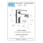 Mitigeur bidet Remer gamme Class Line